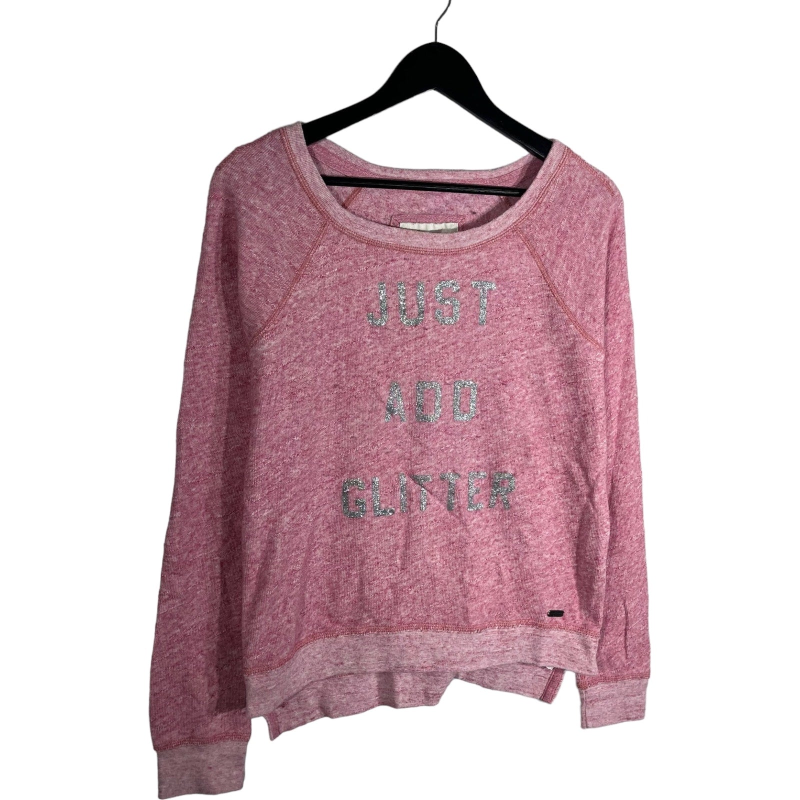 Collection of Women's Abercrombie & Fitch Glitter Crewneck in a gallery layout