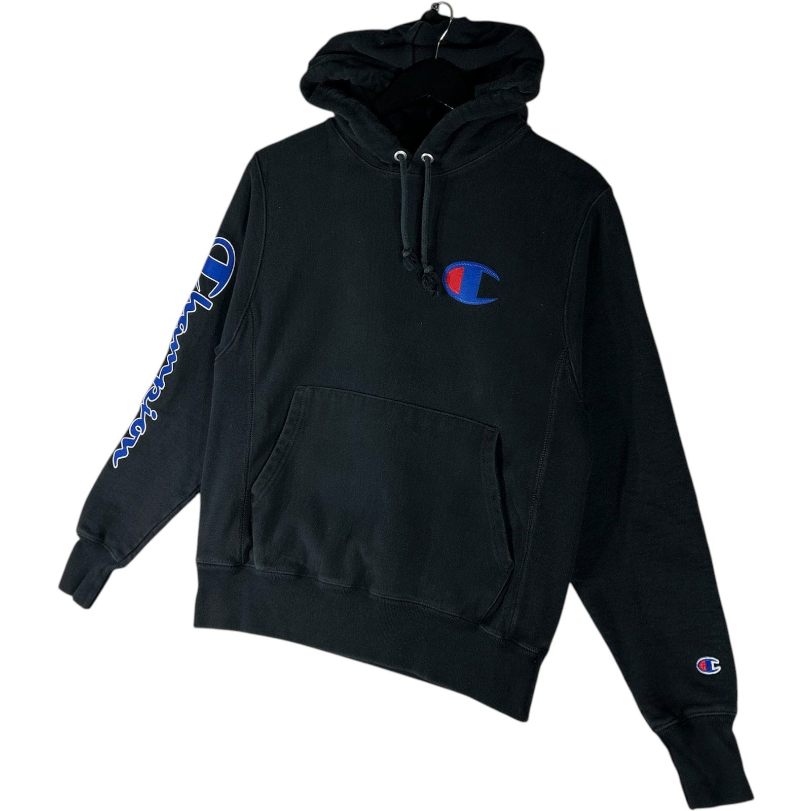 Collection of Champion Reverse Weave Logo Spellout Hoodie in a gallery layout