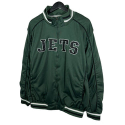 Collection of NFL New York Jets Spell Out Full Zip Jacket in a gallery layout