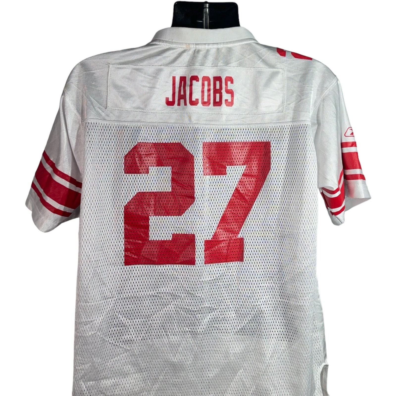 Collection of Reebok NFL New York Giants Jacobs Jersey in a gallery layout