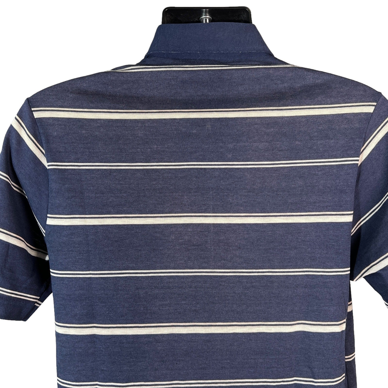 Collection of Munsingwear Striped Short Sleeve Polo Shirt in a gallery layout