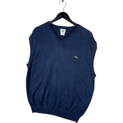 Collection of Lacoste V-Neck Sweater Vest in a gallery layout