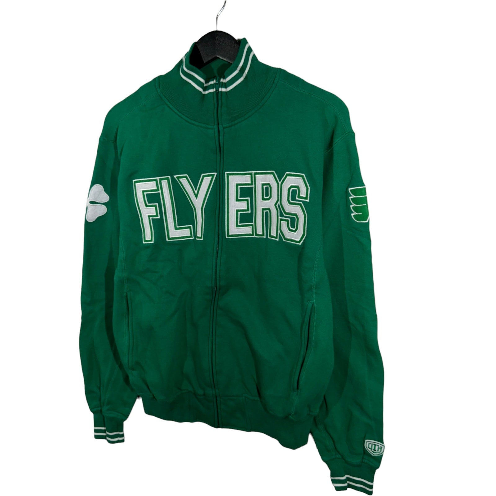 Collection of NHL Philadelphia Flyers Clover Logo Full Zip Jacket in a gallery layout