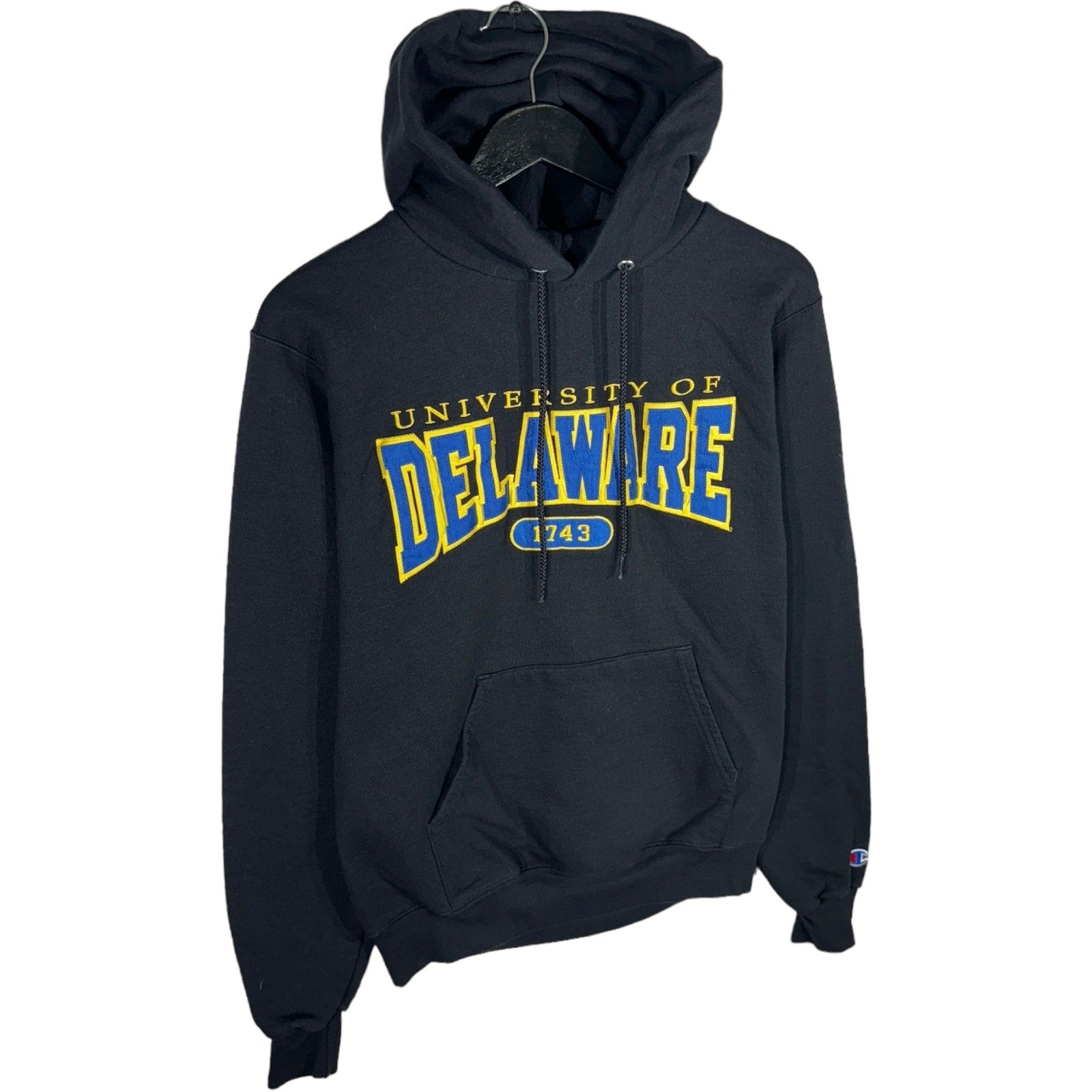 Collection of Delaware University Champion Pullover Hoodie in a gallery layout