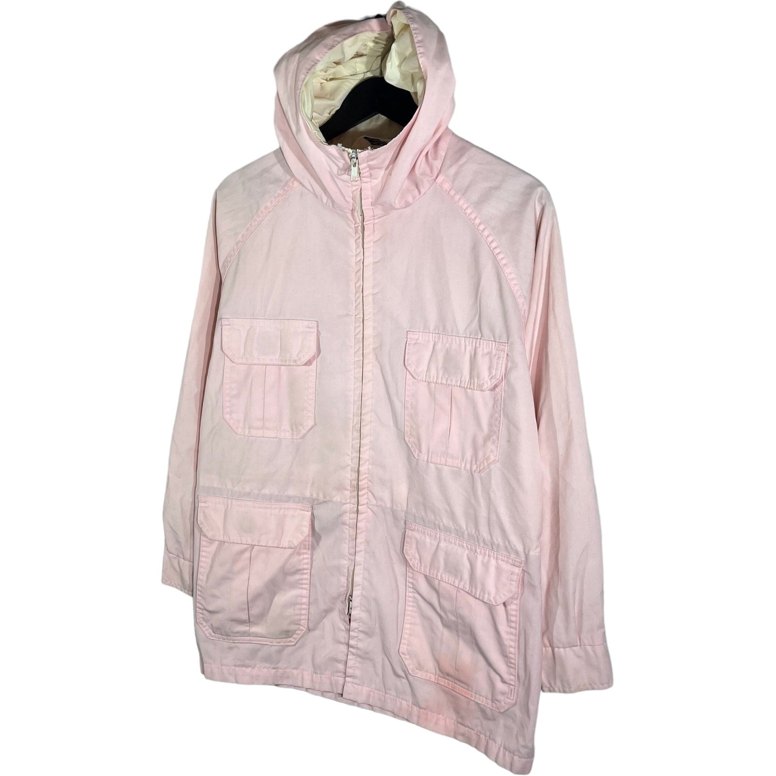 Collection of Woolrich Women Full Zip Nylon Hoodie Jacket in a gallery layout