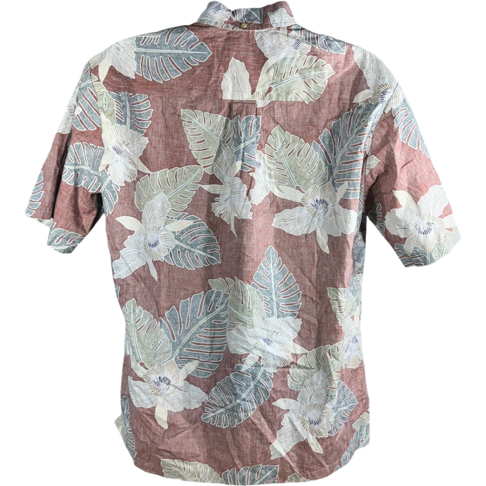 Collection of Floral Hawaiian Short Sleeve Button Up in a gallery layout