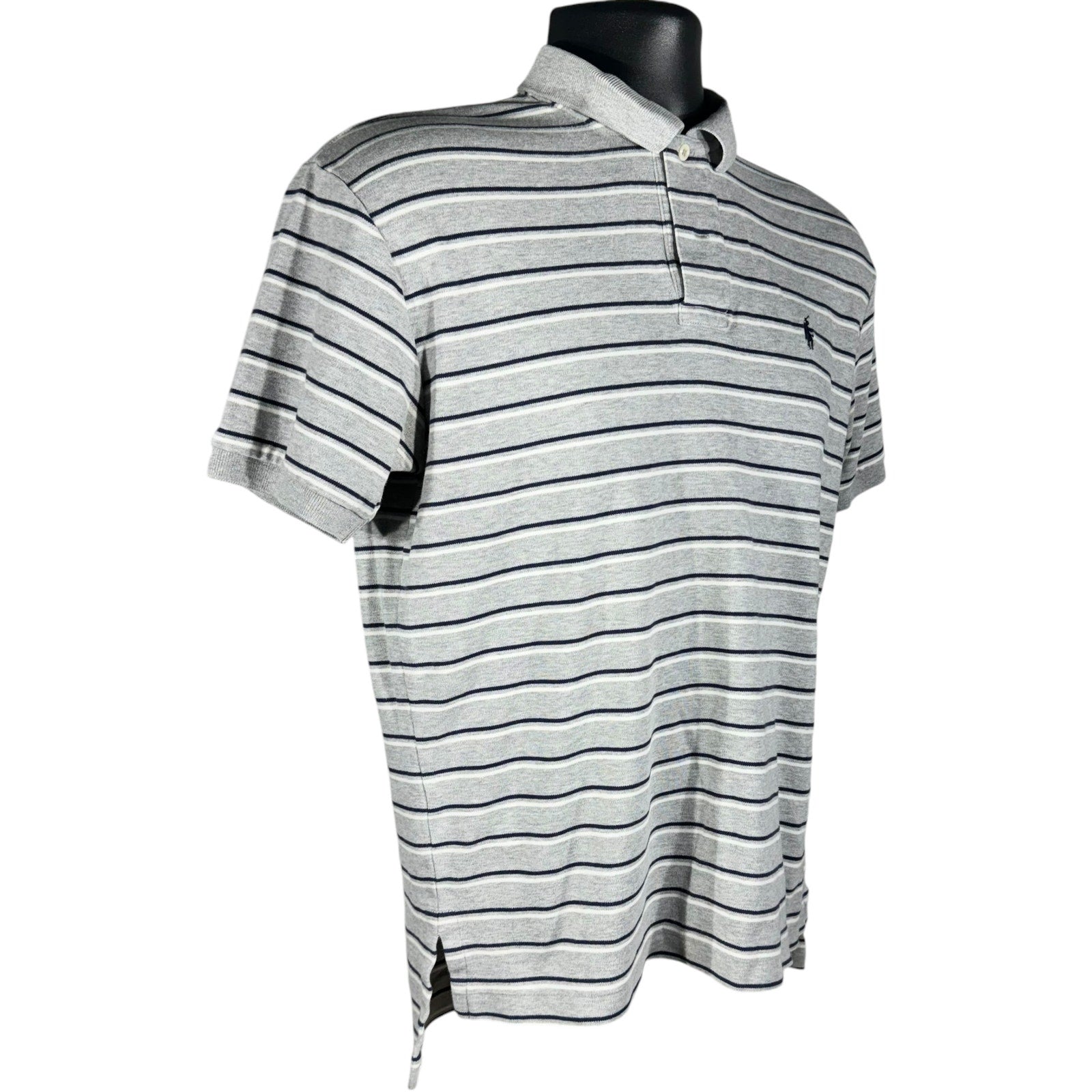 Collection of Polo Ralph Lauren Striped Short Sleeve Polo in a gallery layout