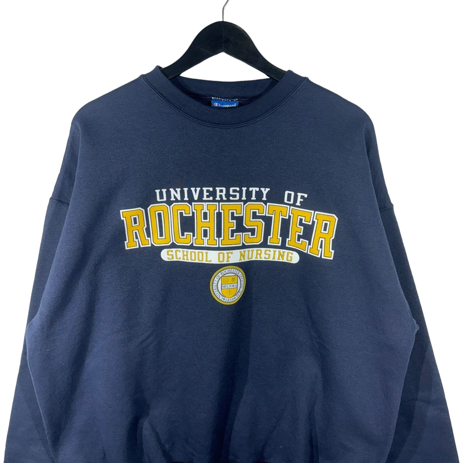 Collection of Champion University Of Rochester School Of Nursing Crewneck in a gallery layout