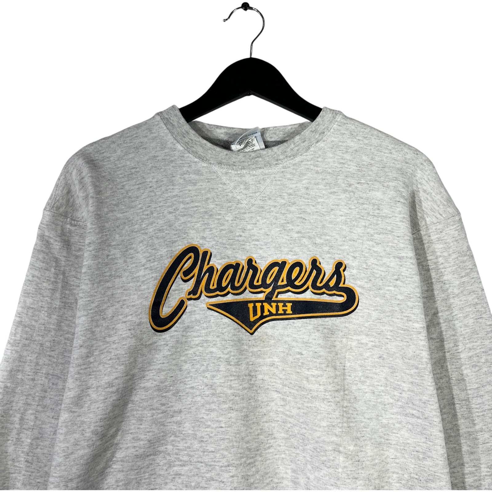 Collection of Champion University Of New Haven Chargers Crewneck in a gallery layout