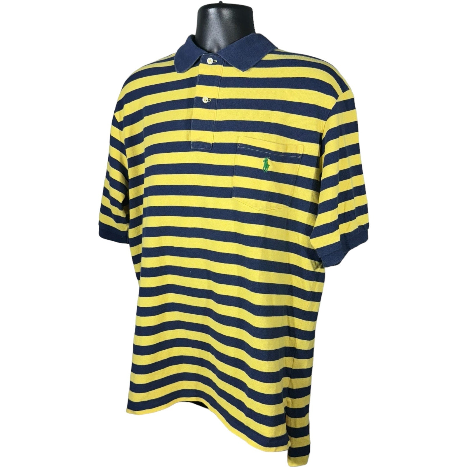Collection of Vintage Polo Ralph Lauren Short Sleeve Striped Polo in a gallery layout