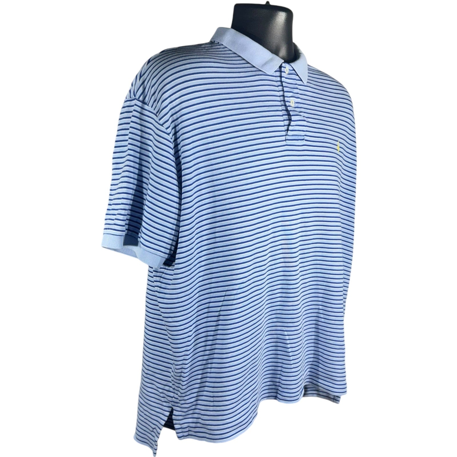 Collection of Polo Ralph Lauren Striped Short Sleeve Polo in a gallery layout