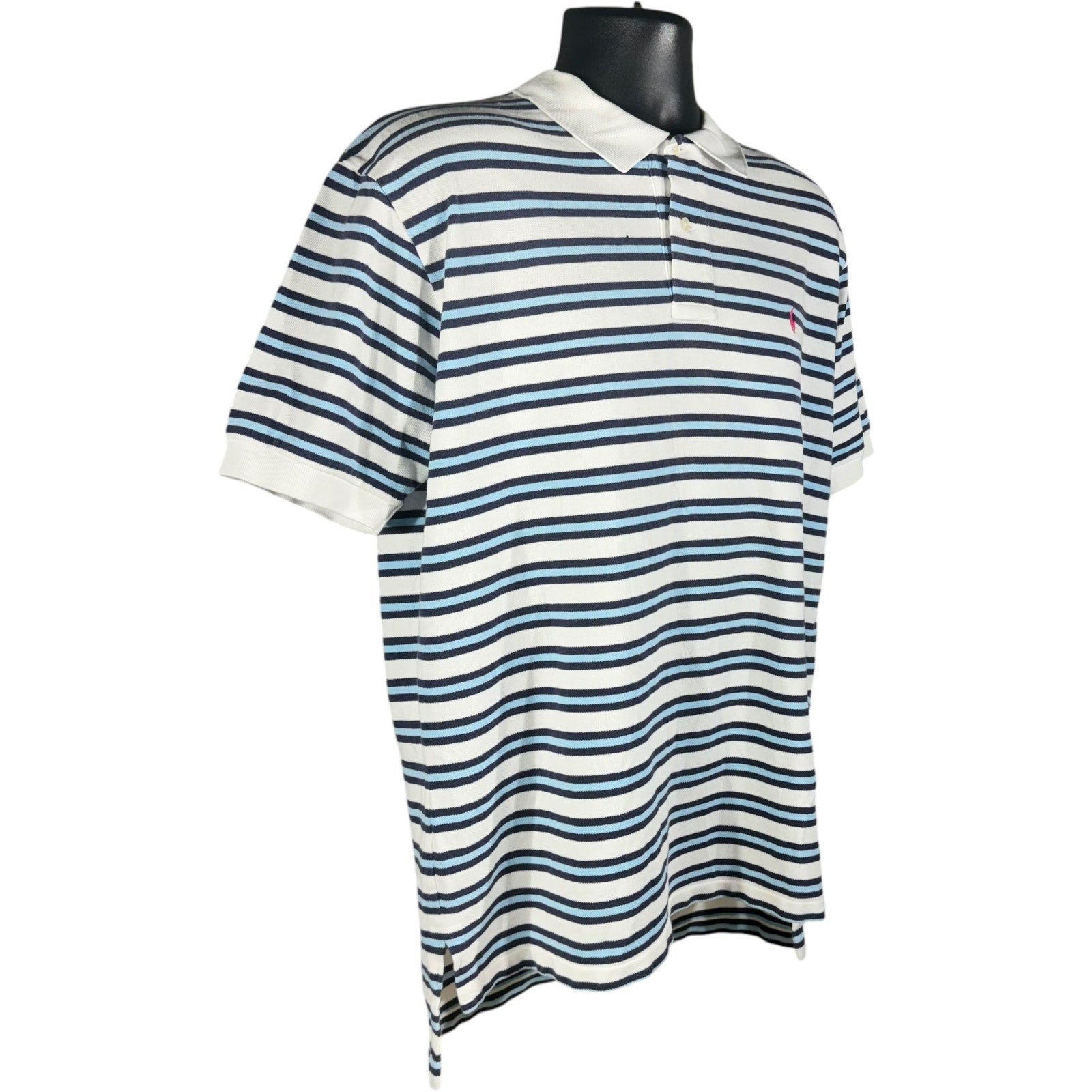 Collection of Polo Ralph Lauren Striped Short Sleeve Polo in a gallery layout