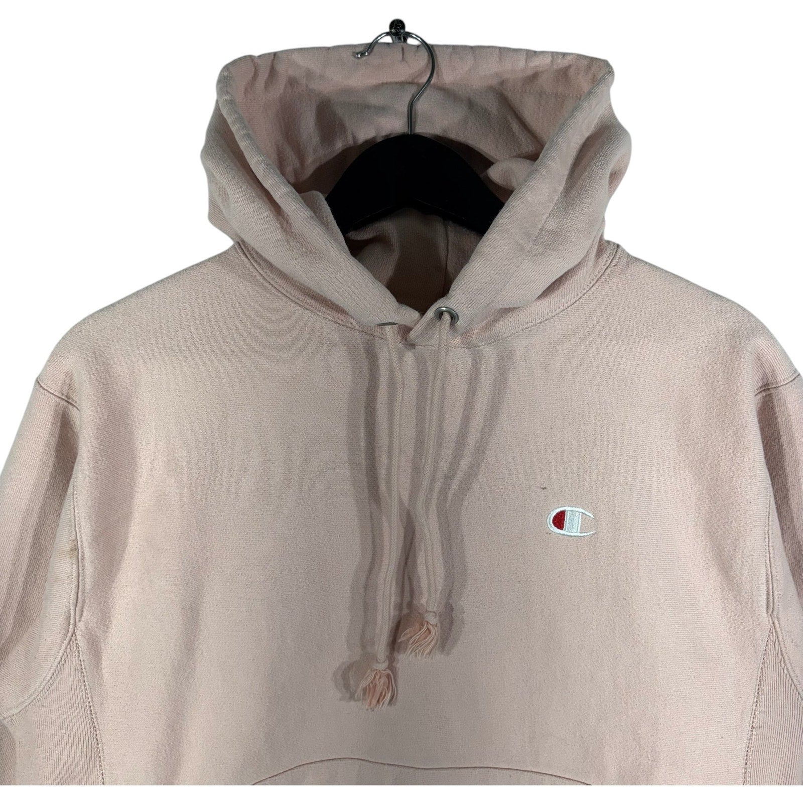 Collection of Champion Reverse Weave Logo Hoodie in a gallery layout