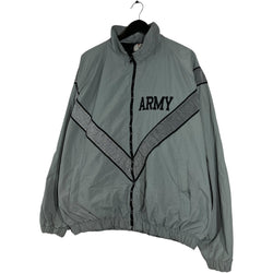 Collection of JWOD Skilcraft Army Reflective Full Zip Windbreaker in a gallery layout