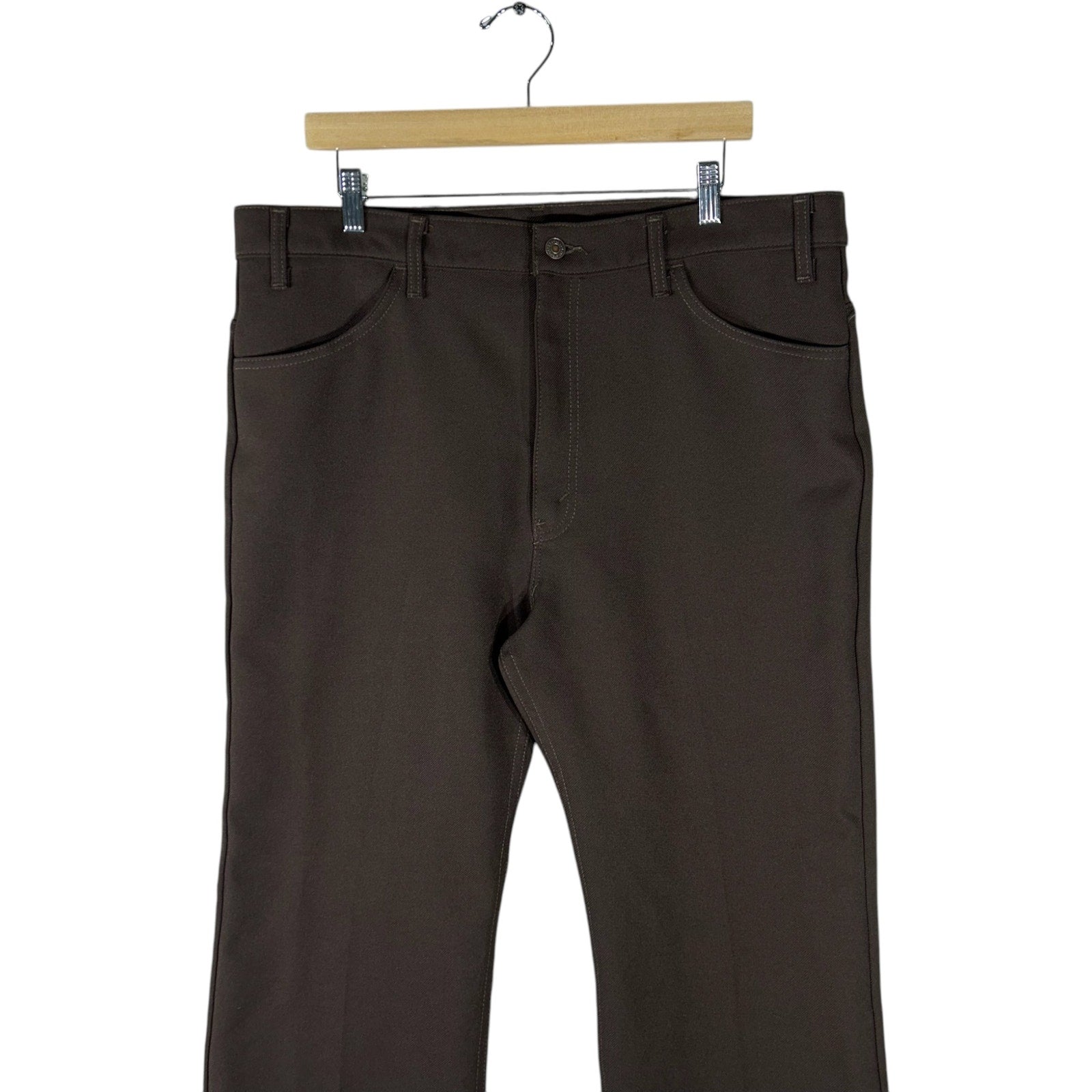Collection of Vintage Levi's Black Tab Dacron Polyester Chino Pants 40x30 in a gallery layout