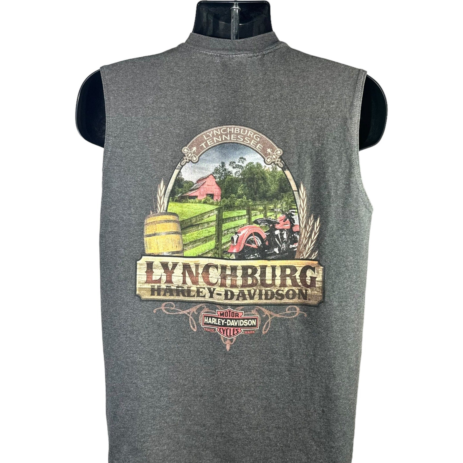 Collection of Harley Davidson Lynchburg Tennessee Tank Top in a gallery layout
