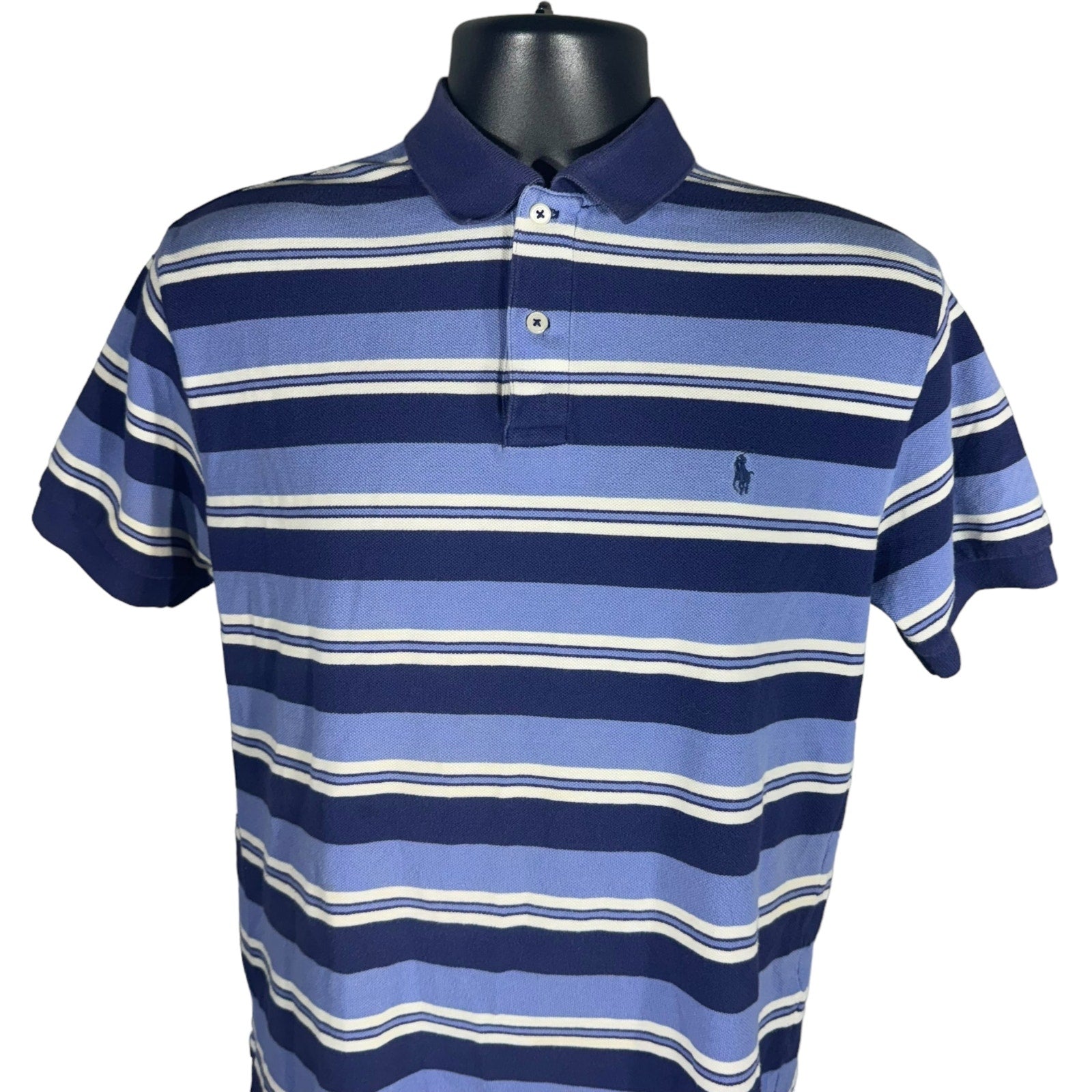 Collection of Polo Ralph Lauren Striped Short Sleeve Polo in a gallery layout