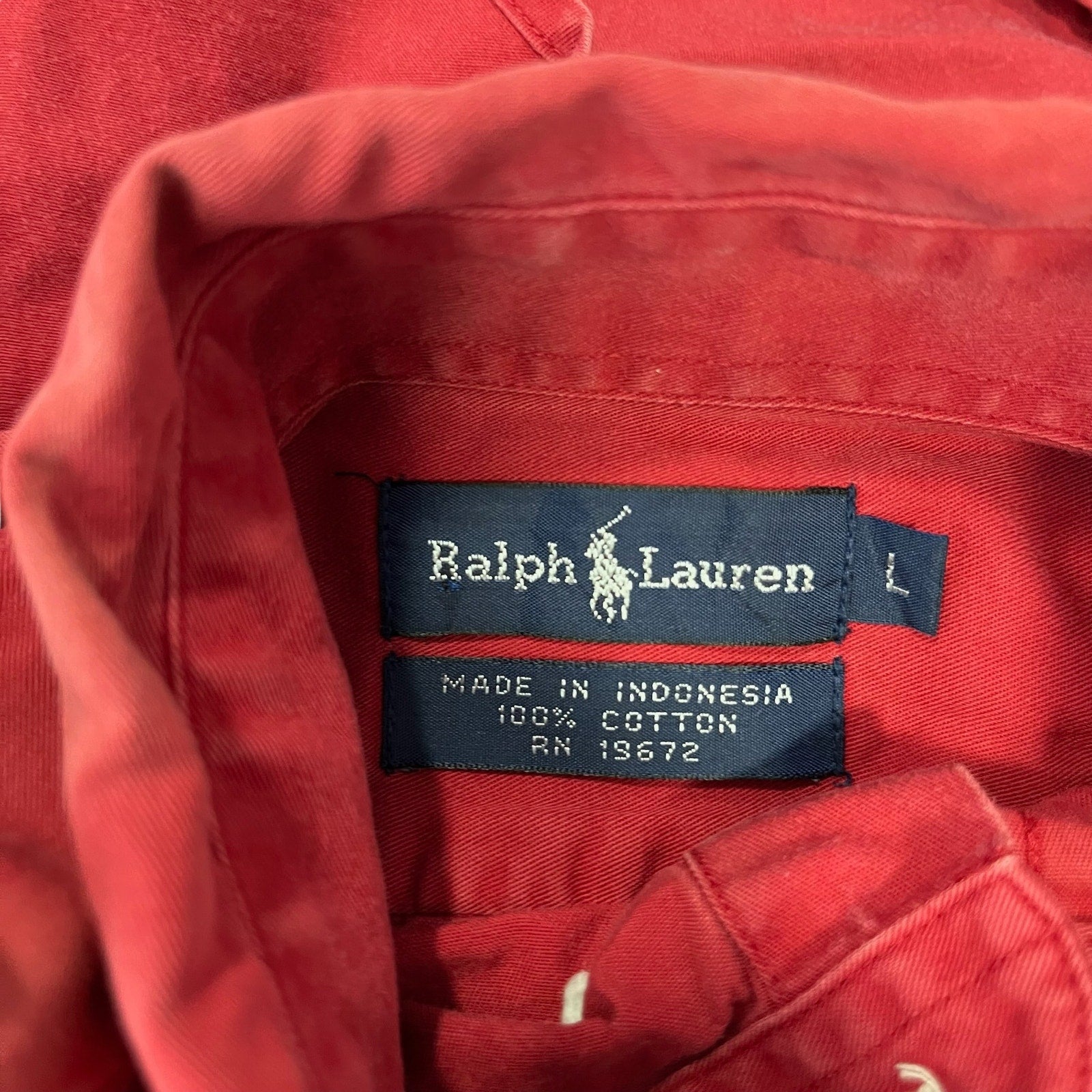 Collection of Ralph Lauren Long Sleeve Button Down in a gallery layout