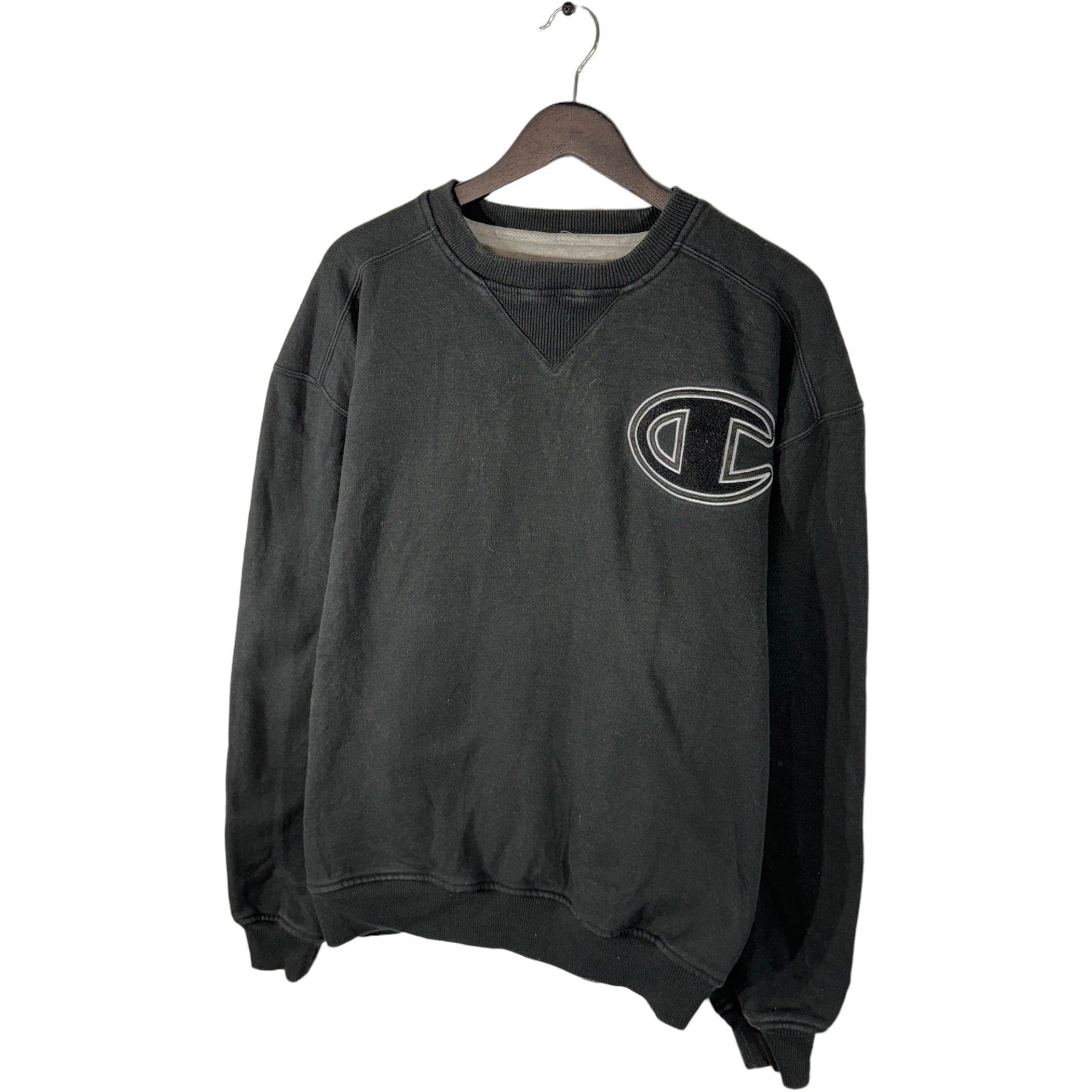 Collection of Champion Logo Crewneck in a gallery layout