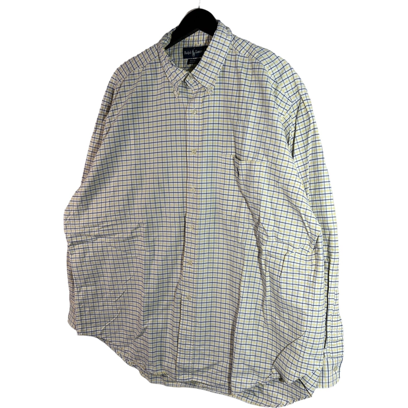 Collection of Ralph Lauren Big Shirt Plaid Long Sleeve Button Down in a gallery layout