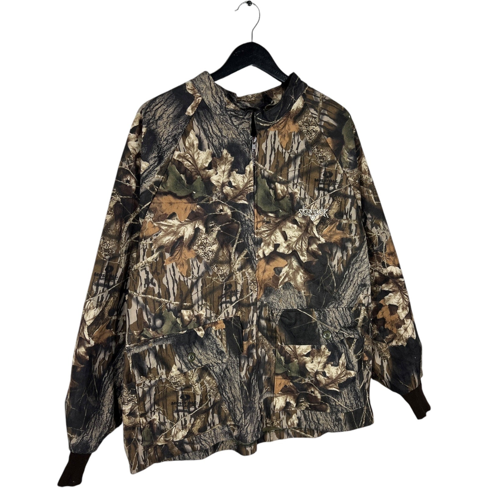 Collection of Camo Full Zip Light Jacket in a gallery layout