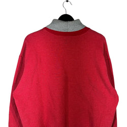 Collection of Vintage Majestic Nebraska Huskers Mockneck Sweatshirt in a gallery layout