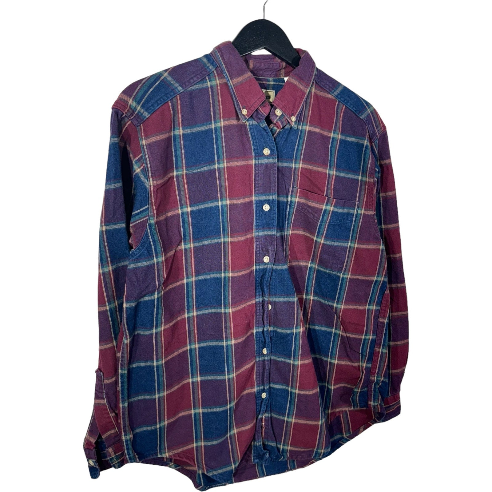 Collection of L.L. Bean Plaid Button Up in a gallery layout