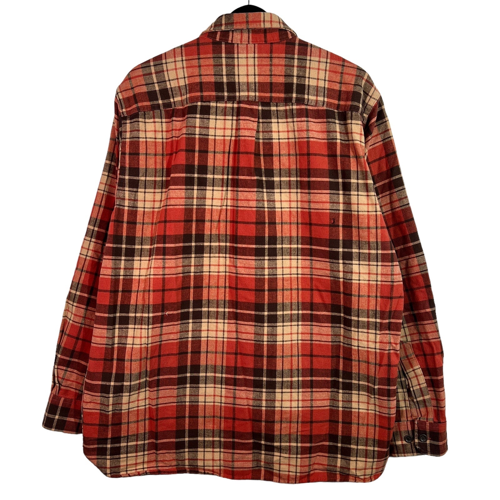 Collection of L.L. Bean Chamois Cloth Plaid Flannel in a gallery layout