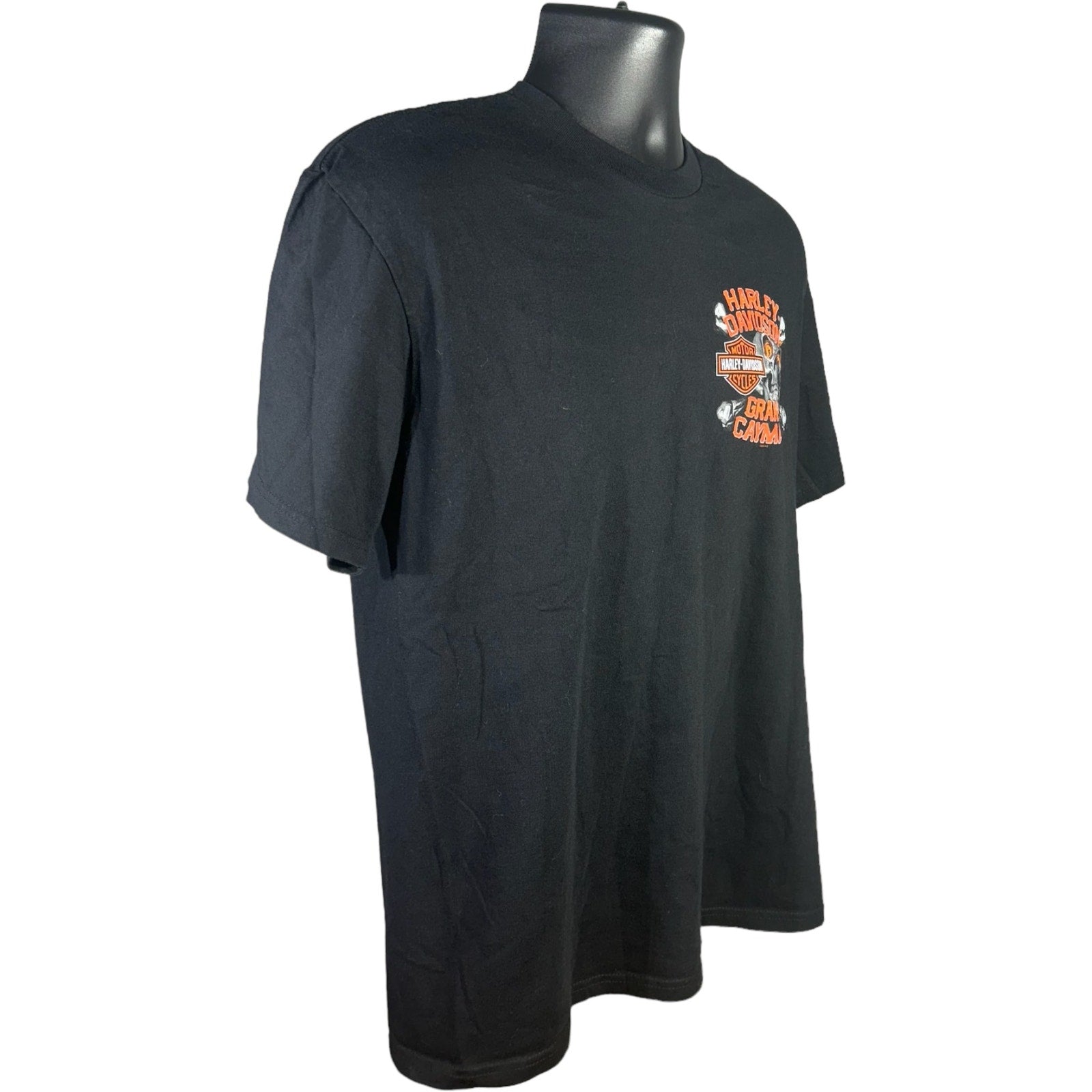 Collection of Harley Davidson Grand Cayman Skull & Crossbones Tee in a gallery layout