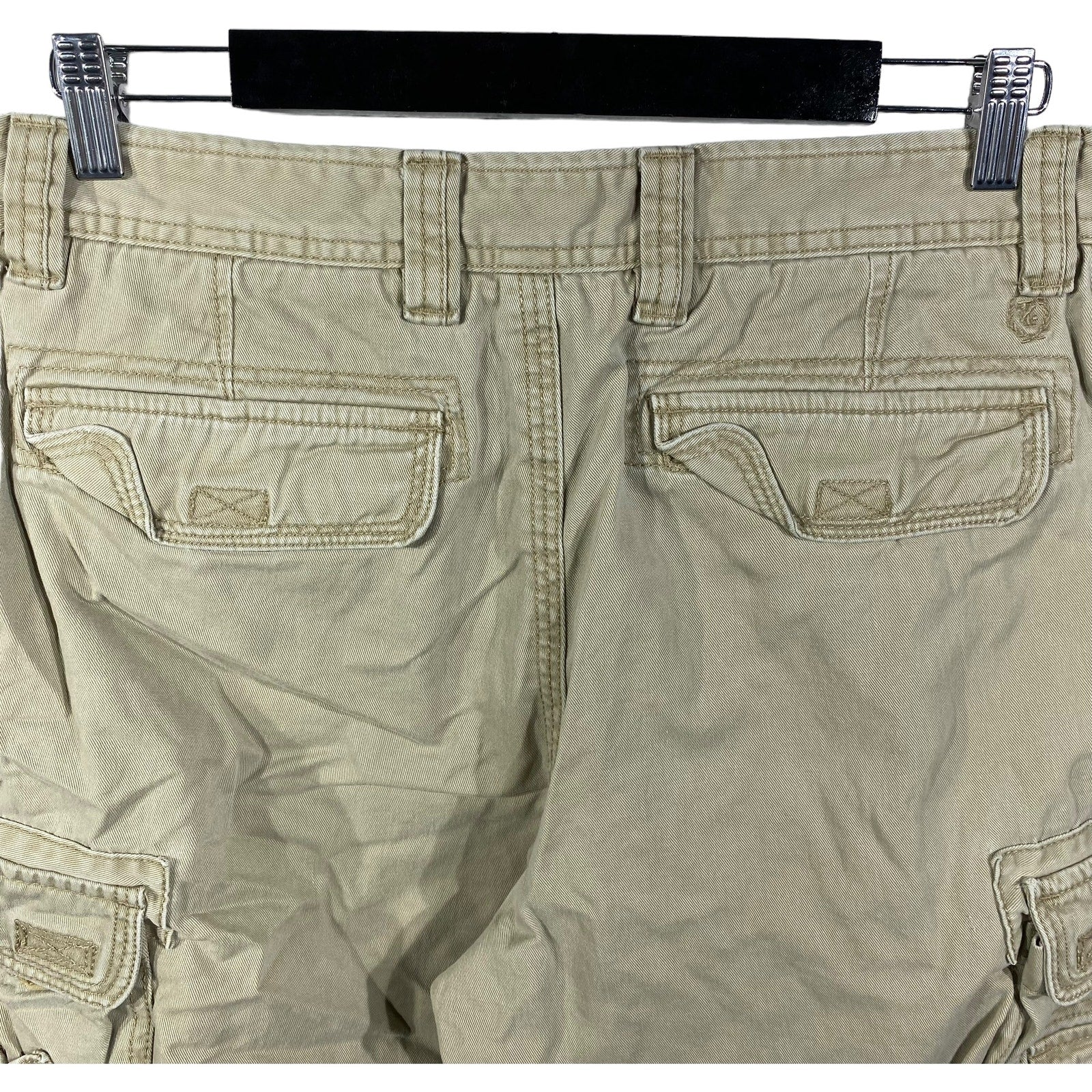 Collection of Zip Fly Cargo Tan Chinos Shorts in a gallery layout