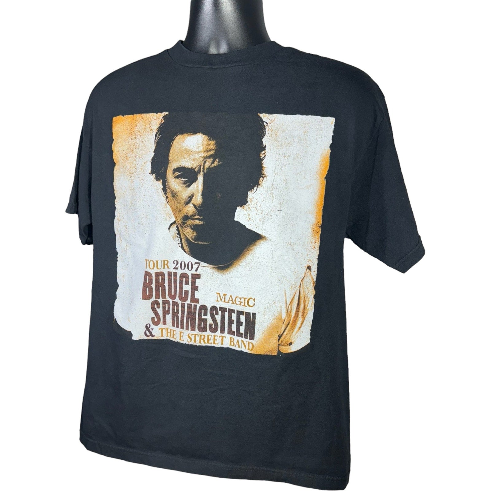 Collection of Vintage Bruce Springsteen Tour Tee 2007 in a gallery layout