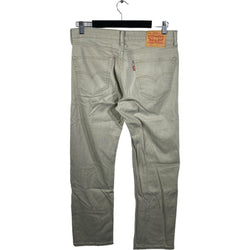 Collection of Levis 505 Zip Fly Straight Leg Gray Pants in a gallery layout