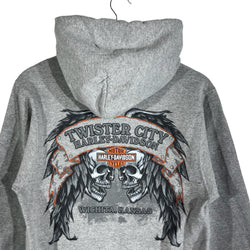 Collection of Harley Davidson Twister City Wichita, Kansas Pullover Hoodie in a gallery layout