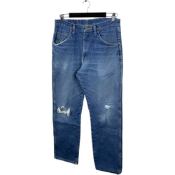 Collection of Wrangler Denim Regular Fit Straight Leg Jeans in a gallery layout