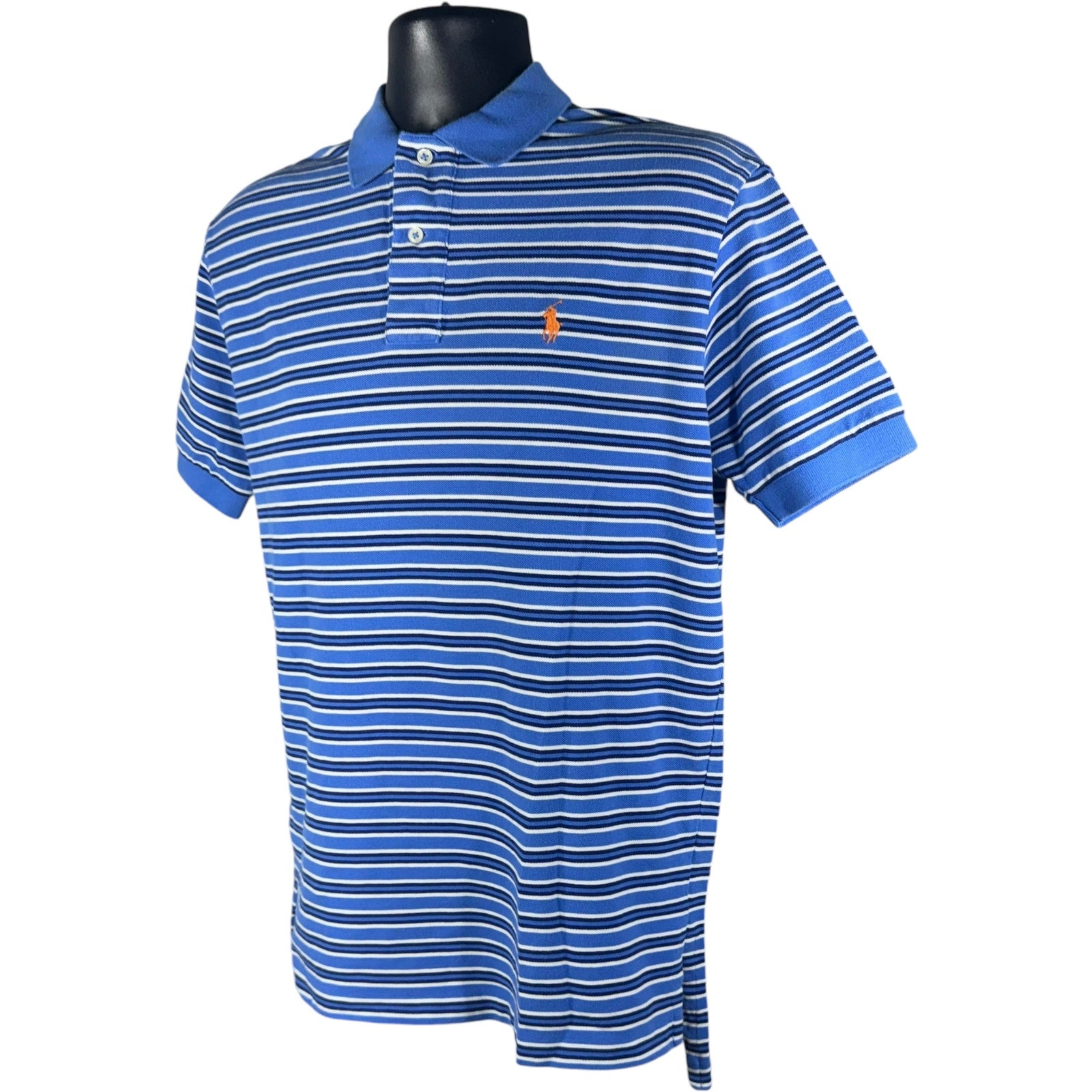 Collection of Polo Ralph Lauren Striped Short Sleeve Polo in a gallery layout