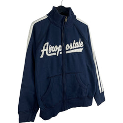 Collection of Aeropostale Chest Logo Full Zip Light Jacket in a gallery layout