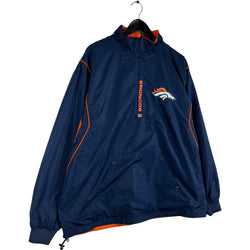 Collection of NFL Denver Broncos 1/4 Zip Windbreaker in a gallery layout