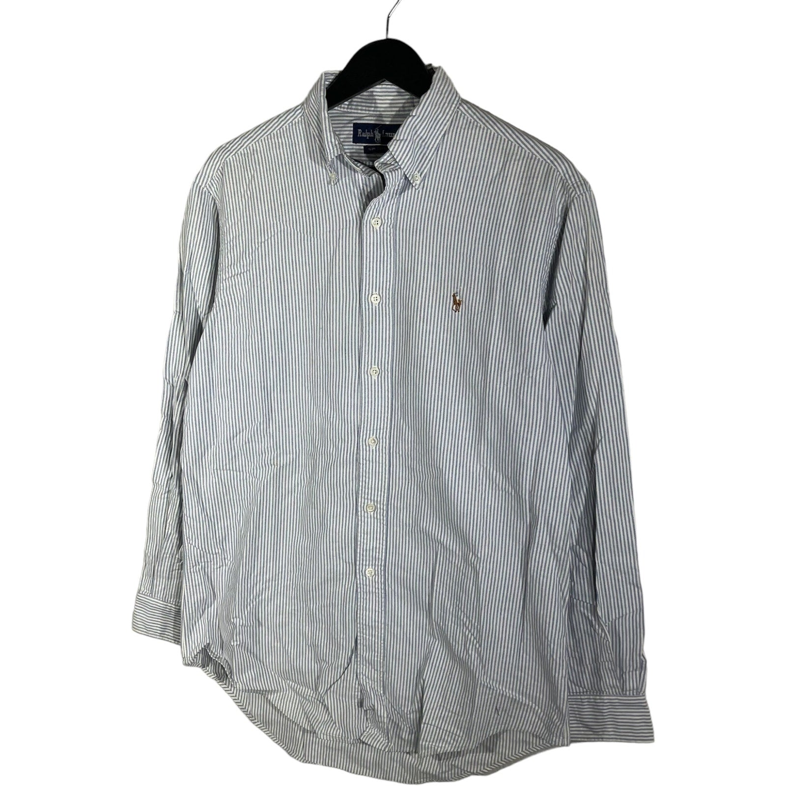 Collection of Ralph Lauren Striped Long Sleeve Button Down in a gallery layout