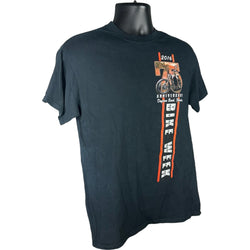 Collection of 75th Anniversary Daytona Beach, FL Bike Week Tee in a gallery layout