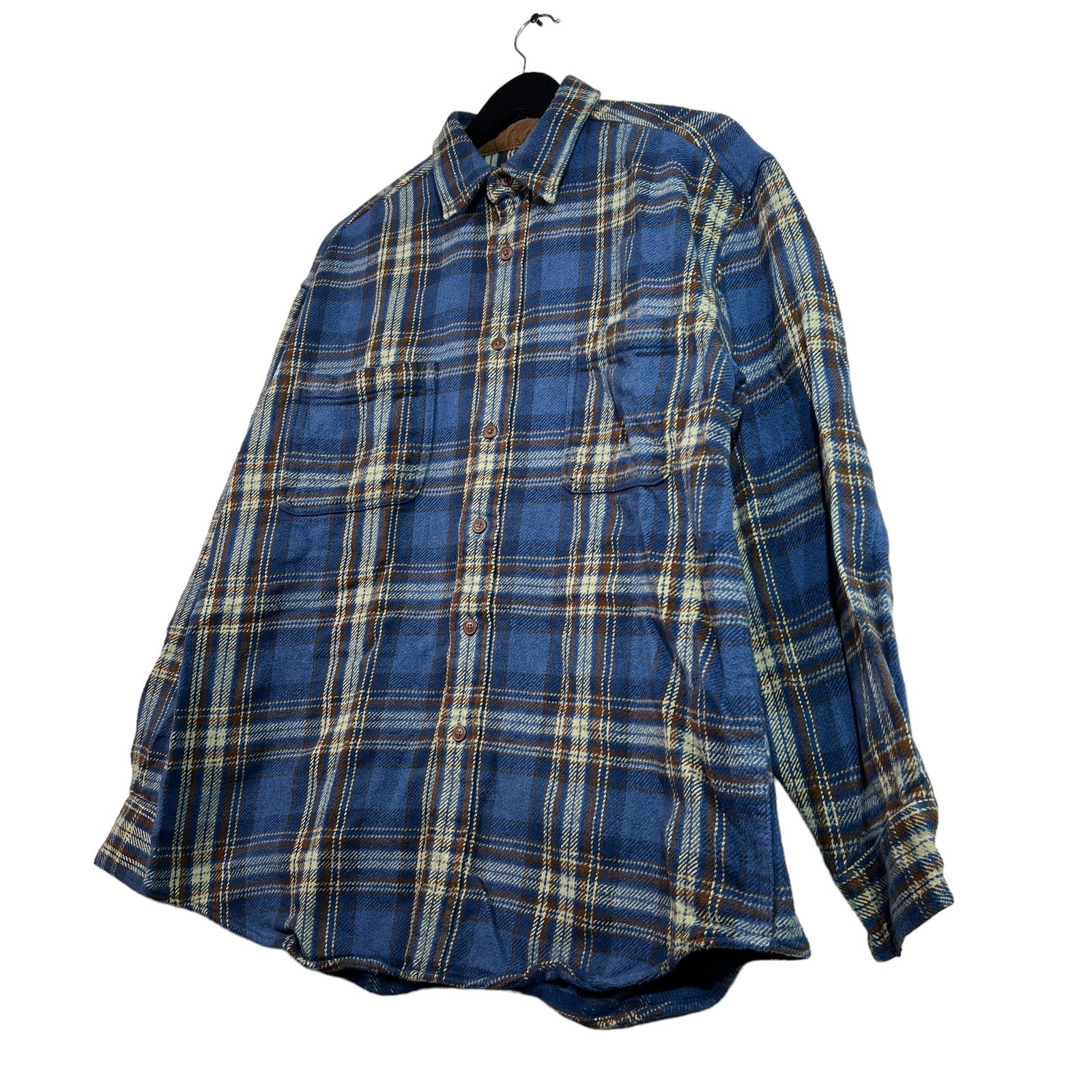 Collection of St. Johns Bay Plaid Button Up Flannel in a gallery layout