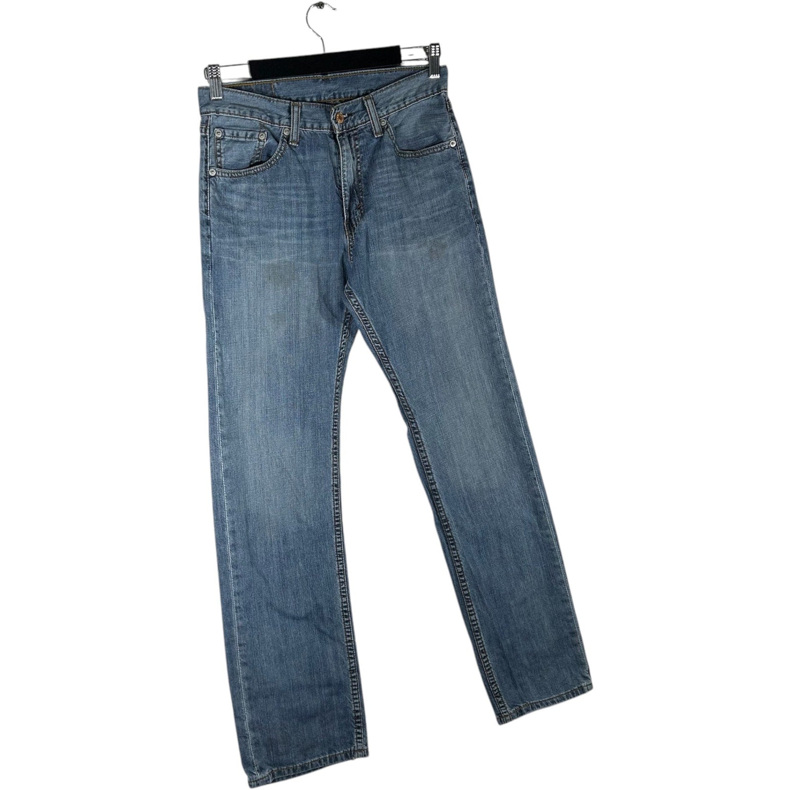 Collection of Levi's 505 Denim Wide Leg Jeans 30x30 in a gallery layout