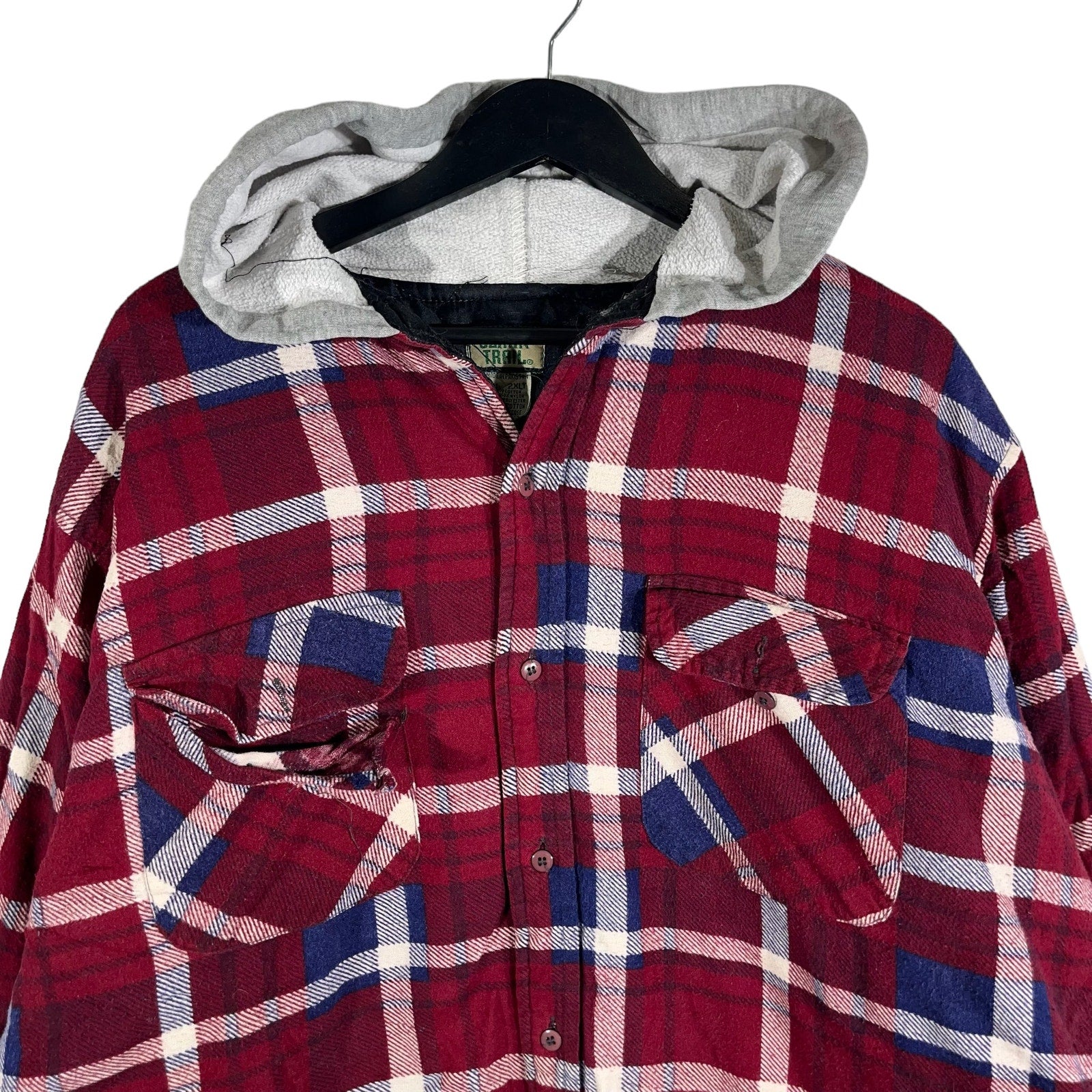 Collection of Ozark Trail Flannel Hooded Jacket in a gallery layout