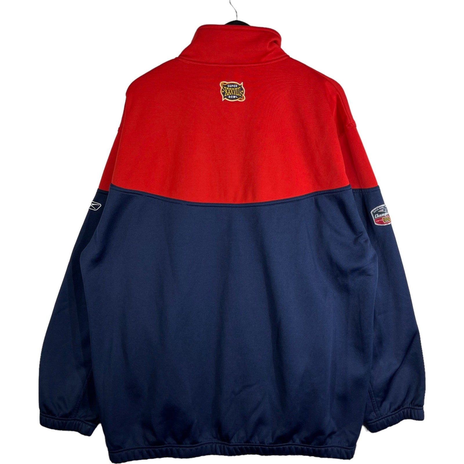 Collection of Reebok NFL New England Patriots 1/4 Zip Sweatshirt in a gallery layout