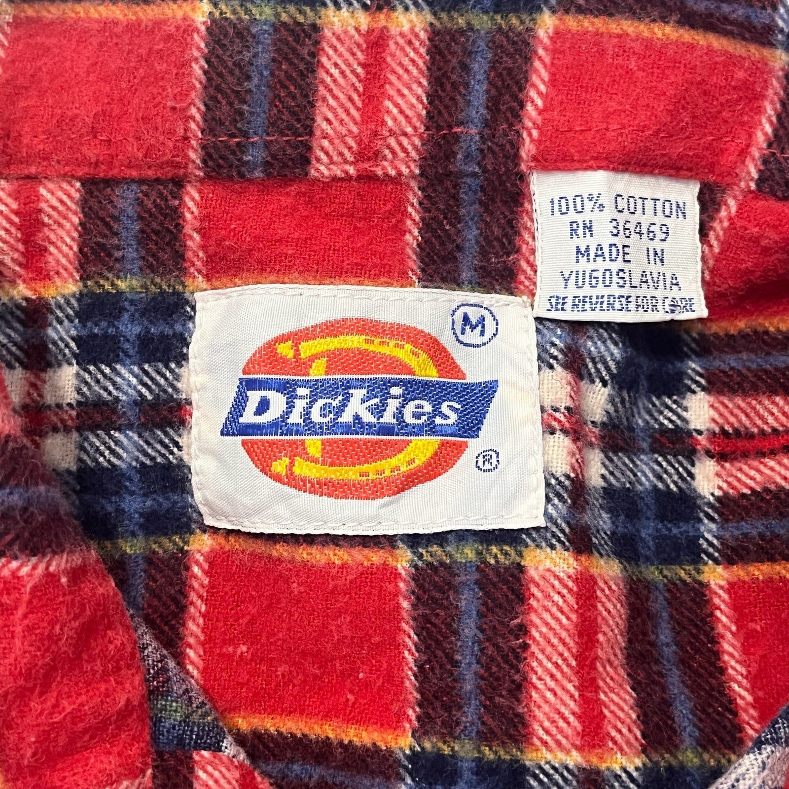 Collection of Dickies Flannel Plaid Long Sleeve Flannel in a gallery layout