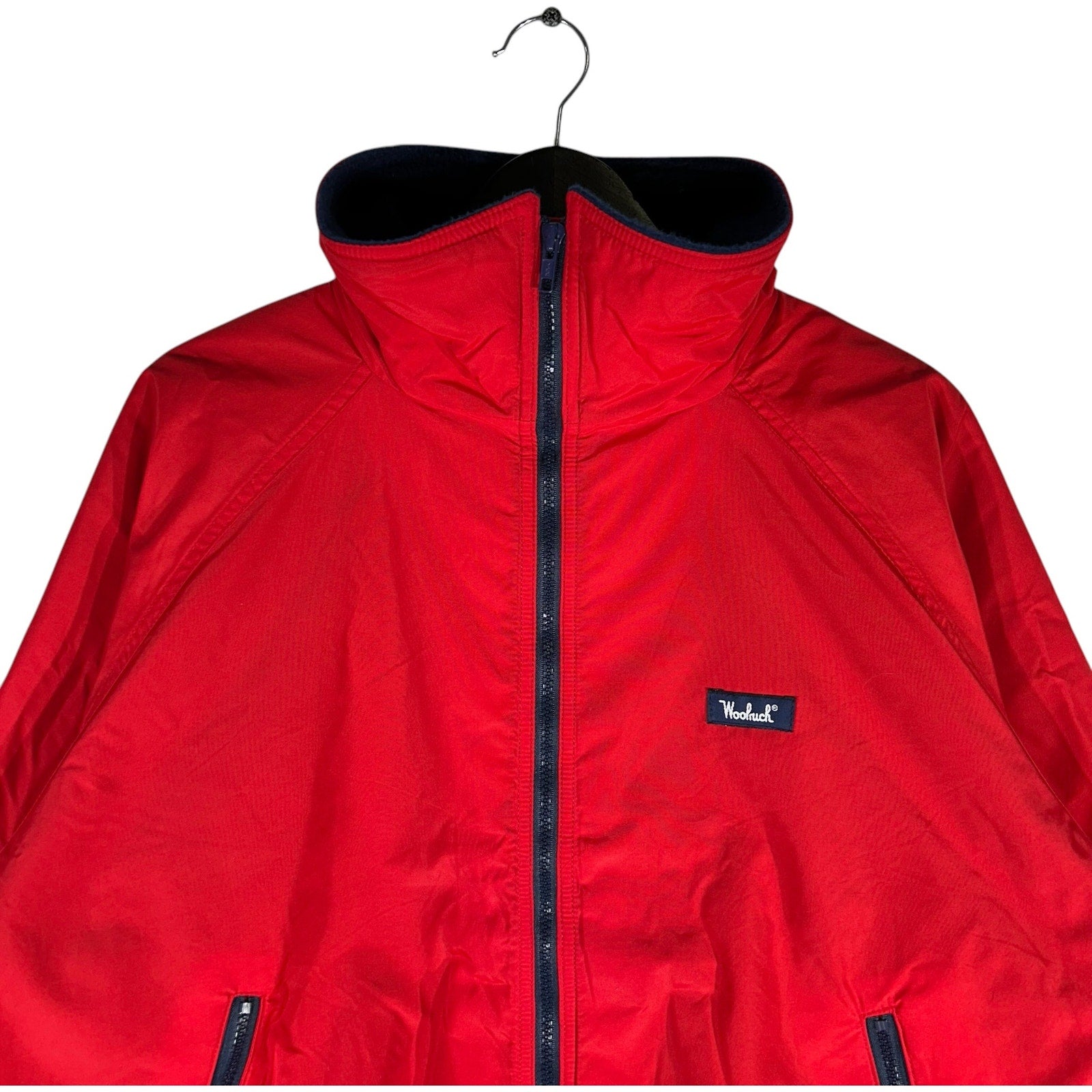 Collection of Vintage Woolrich Nylon Fleece Lined Full Zip Made in USA Jacket in a gallery layout