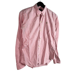 Collection of Ralph Lauren Slim Fit Long Sleeve Button Down Dress Shirt in a gallery layout