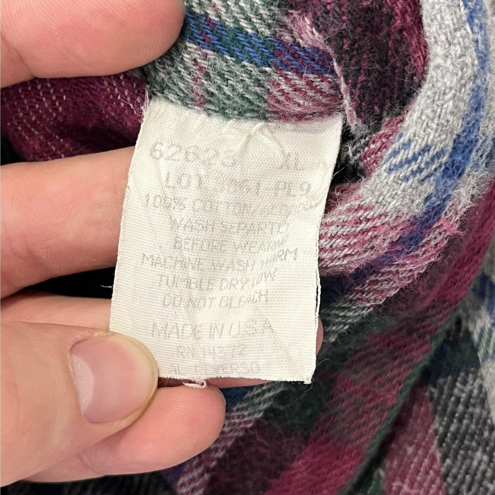 Collection of Vintage Five Brother Plaid Long Sleeve Flannel in a gallery layout