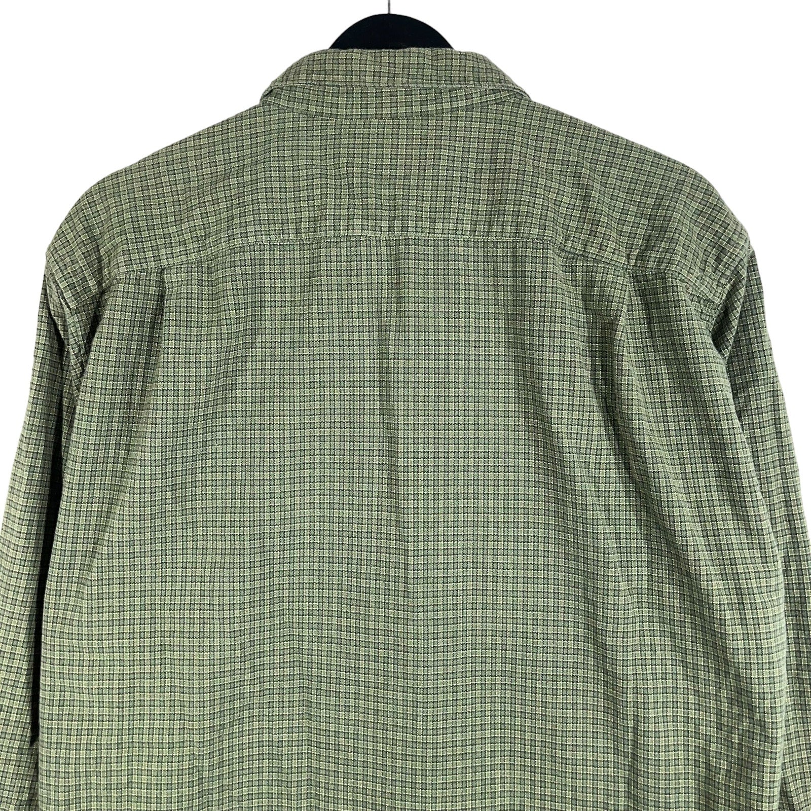 Collection of Gap Checkered Long Sleeve Button Down in a gallery layout