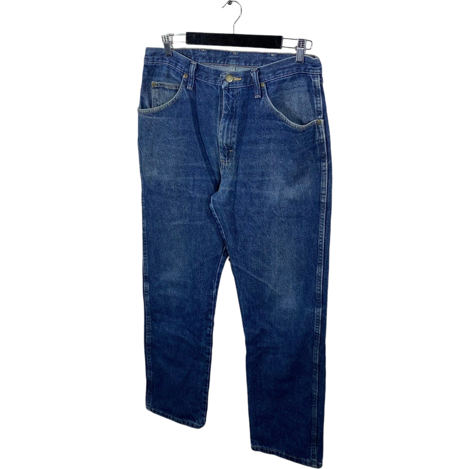 Collection of Wrangler Denim Straight Leg Jeans in a gallery layout