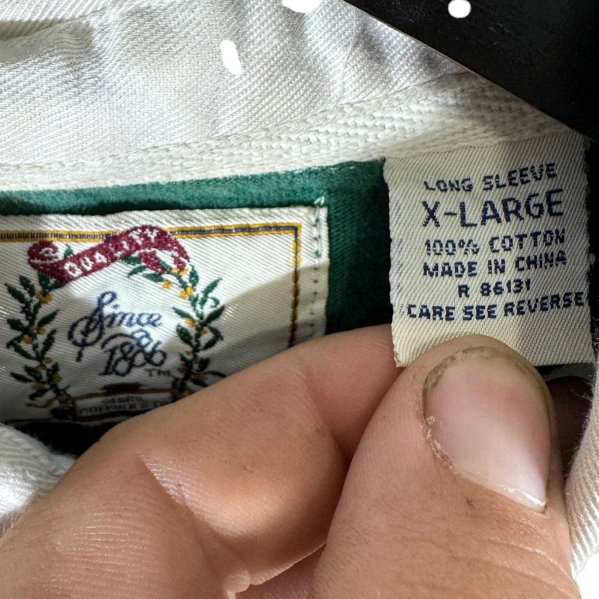 Collection of Vintage International Striped Long Sleeve Polo in a gallery layout